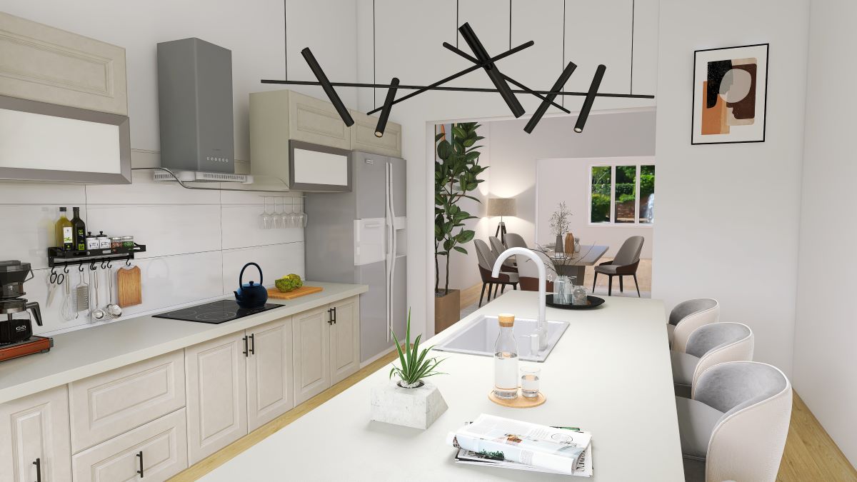 Remodeling Kitchen render