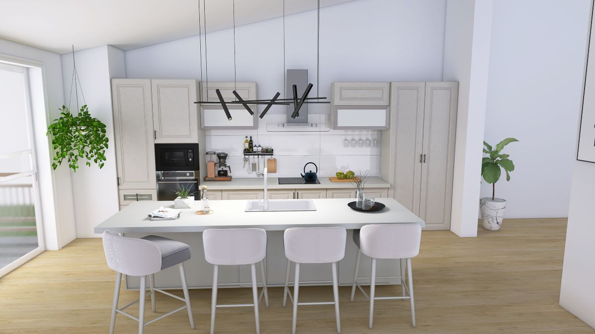 Kitchen render two