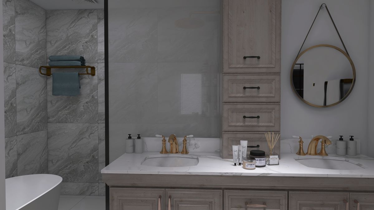 Bathroom rendering